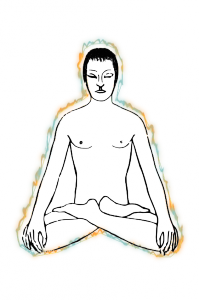 Yogi mit Aura