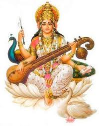 Indische Göttin Saraswati