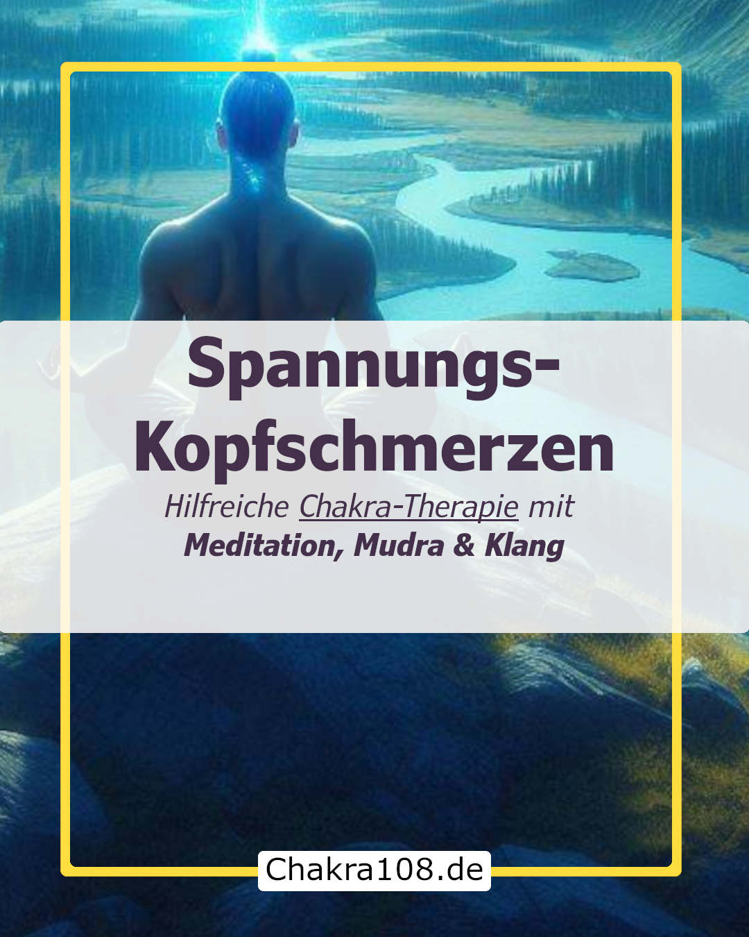 Spannungs-Kopfschmerzen loswerden mit Chakra Meditation, Mudra & Klang ( ruhig )