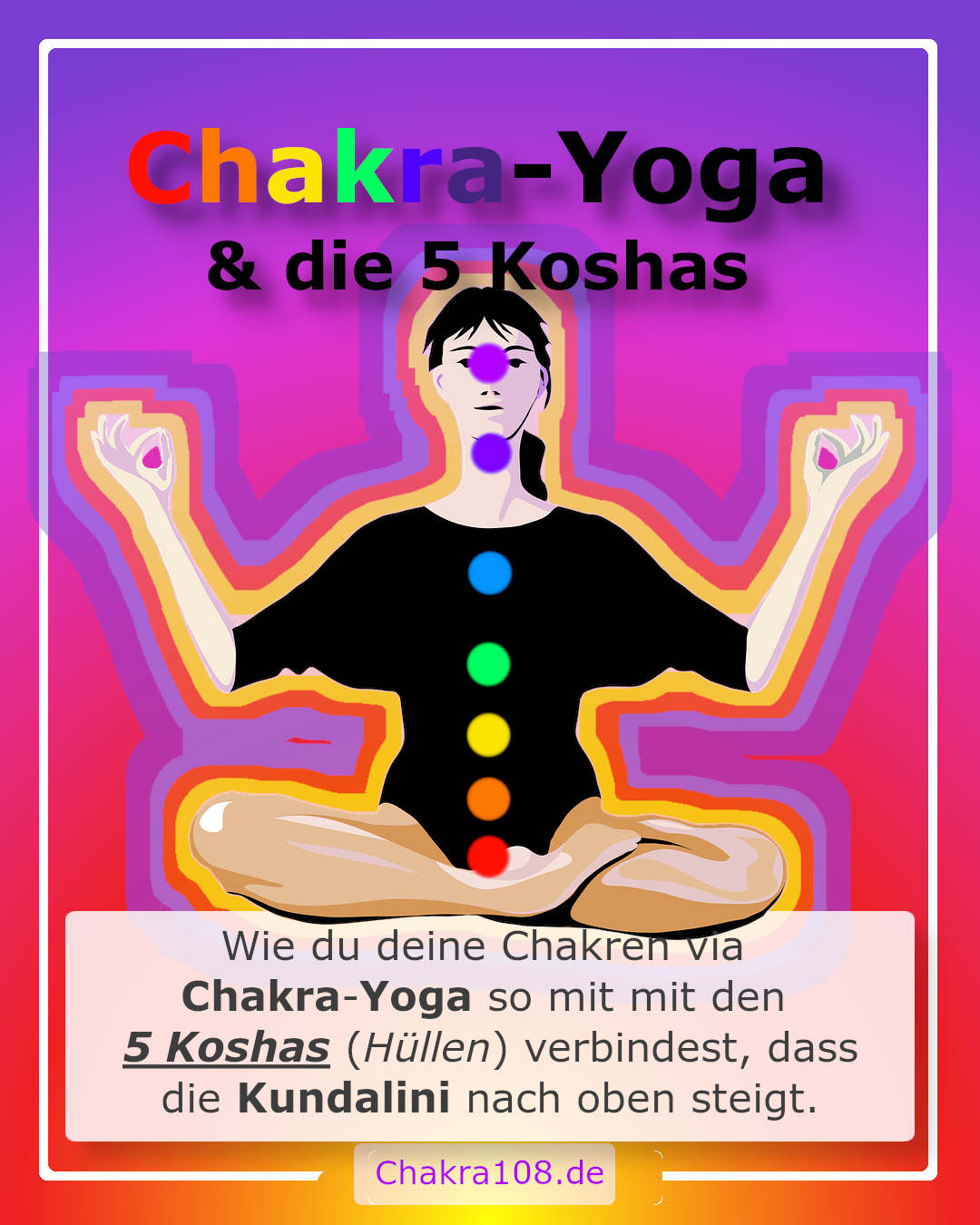 Chakra-Yoga und die 5 Koshas (Hüllen) Online-Kundalini-Workshop
