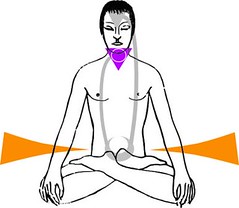 Farbcodes Swadhisthana-Chakra und Vishuddha-Chakra