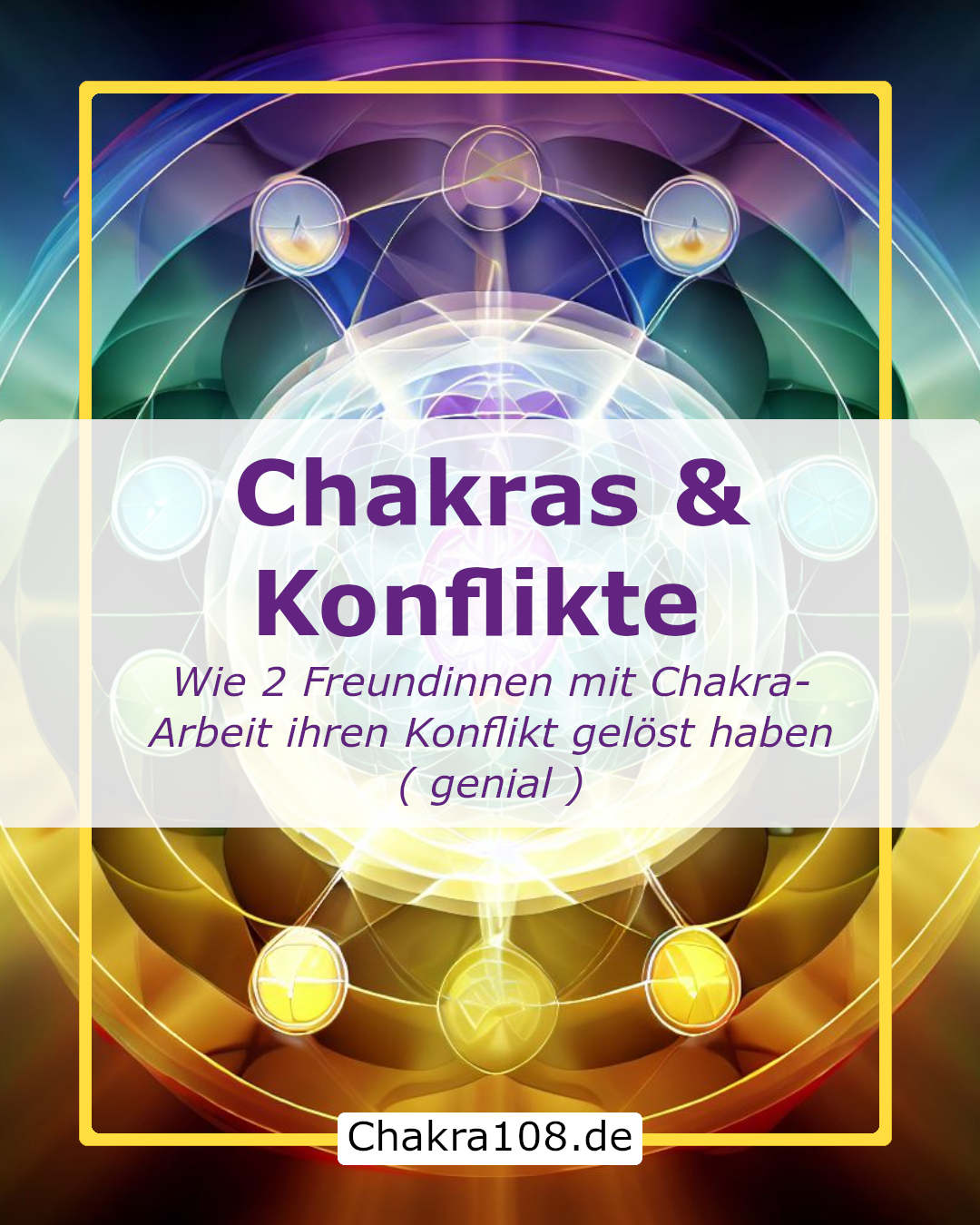 Chakras und Konflikte - Chakra-Arbeit zur Konfliktloesung - innere Heilung - Selbstreflektion - Empathie - Vergebung