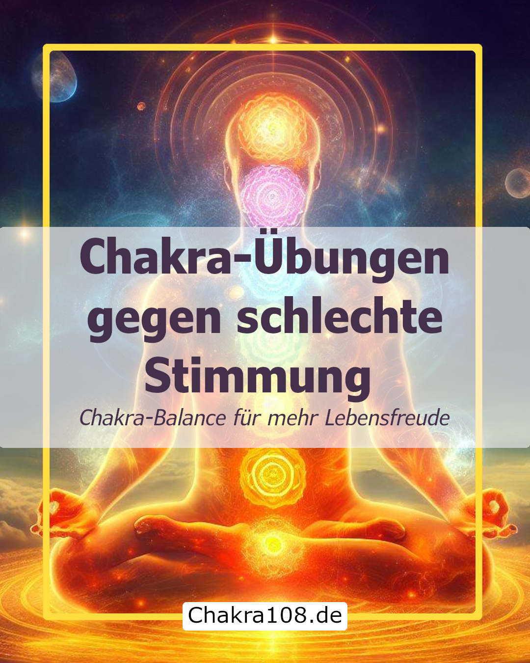 Chakra-Übungen gegen schlechte Stimmung - Chakra-Balance für mehr Lebensfreude